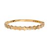 No Ip Stainless Steel Geometric Hexagon Bangle For Women With Elegant Finish For Daily Wear