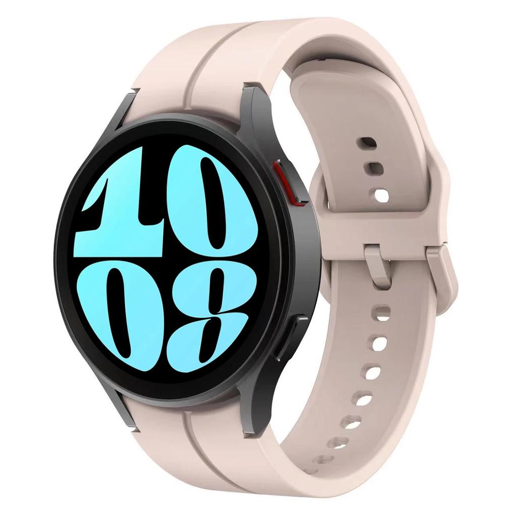 Silicone No Gaps Strap For Samsung Galaxy Watch 7/6/5/4 44mm 40mm 5Pro 45mm Bracelet Band Galaxy 6 Classic 47mm 43mm 46mm Correa