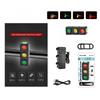1Pc Bicycle Tail Light Night Usb Charging Outdoor Led Safety Warning Light Riding Mountain Bike Three-color Rear Light