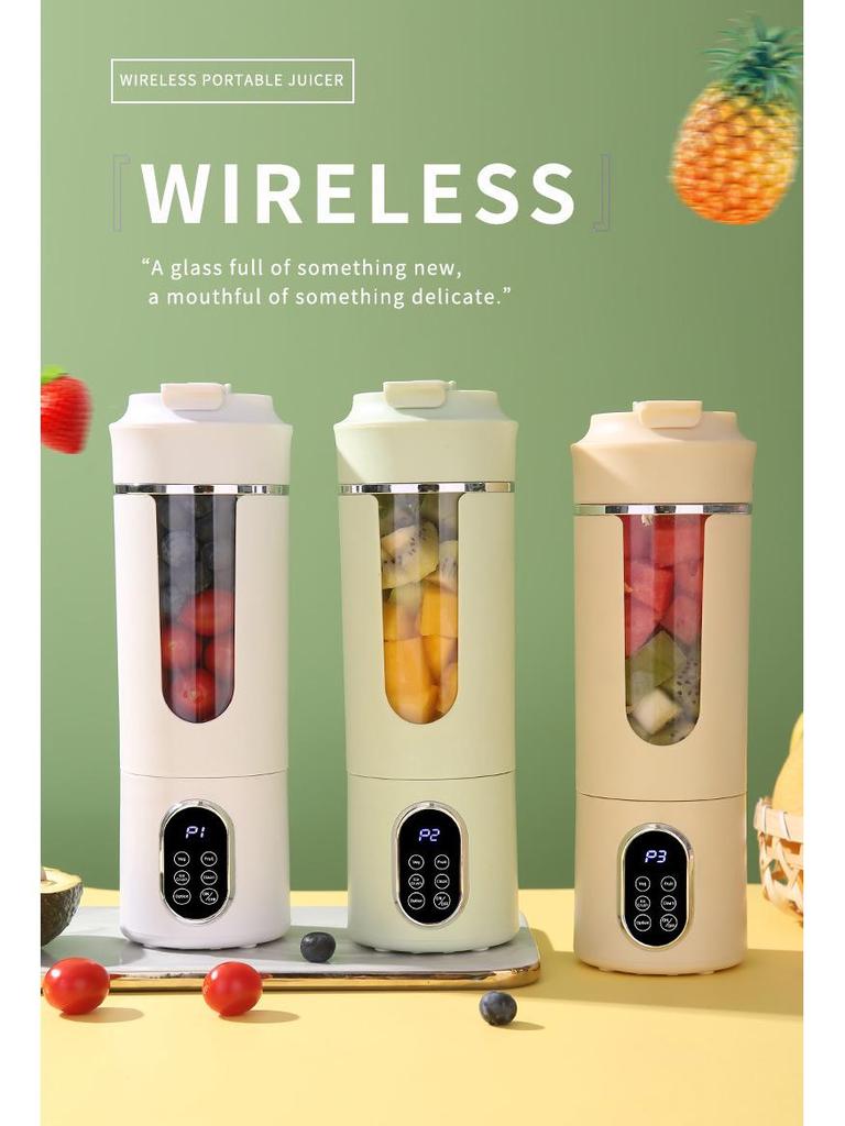 Portable Rechargeable Juicer Cup: Multifunctional, Small, Ice-Crushing for Home Use