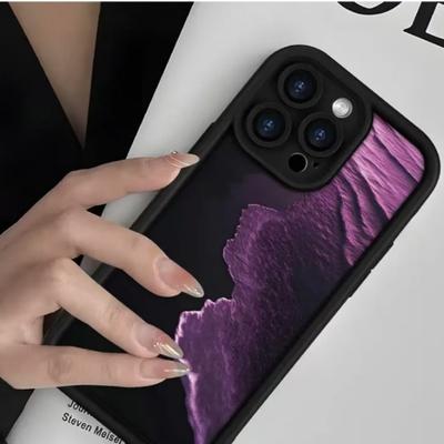 Black Sand Purple Sea for Iphone11 Apple 11 Mobile Phone Case Iphone11promax Anti-drop 11/11/11