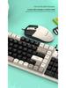 Viper KM100 Wired Keyboard & Mouse Set - Mechanical Feel, Color-Matched USB for Office, Computer, Notebook Use