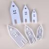 3pcs Heart Shape House Silicone Mold DIY Handmade Houses Plaster Casting Molds Concrete Resin Craft Gift Making Tools Home Decor