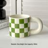 INS Style Chessboard Ceramic Coffee Mug