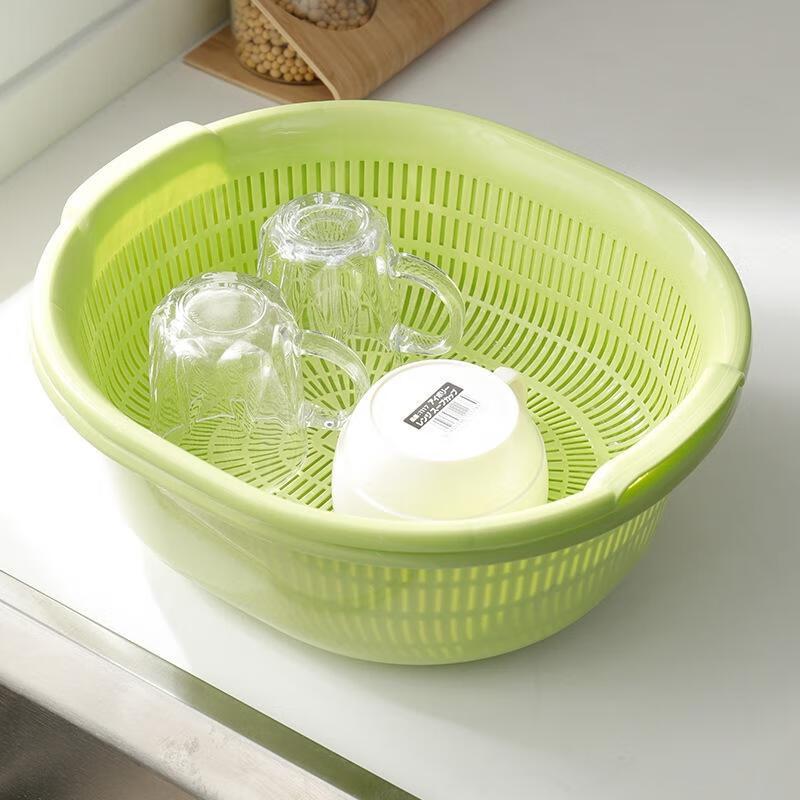 JINGRUIXIANG Kitchen Plastic Drain Basket