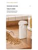 Rotating Moisture-Proof Grain Storage Box with Compartments for Kitchen & Fitness Enthusiasts
