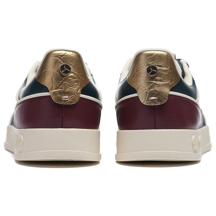 Li-Ning 1990 Non-Slip Wear-Resistant Low-Top Skate Shoes Men sneaker Blue Red ALFR187-1