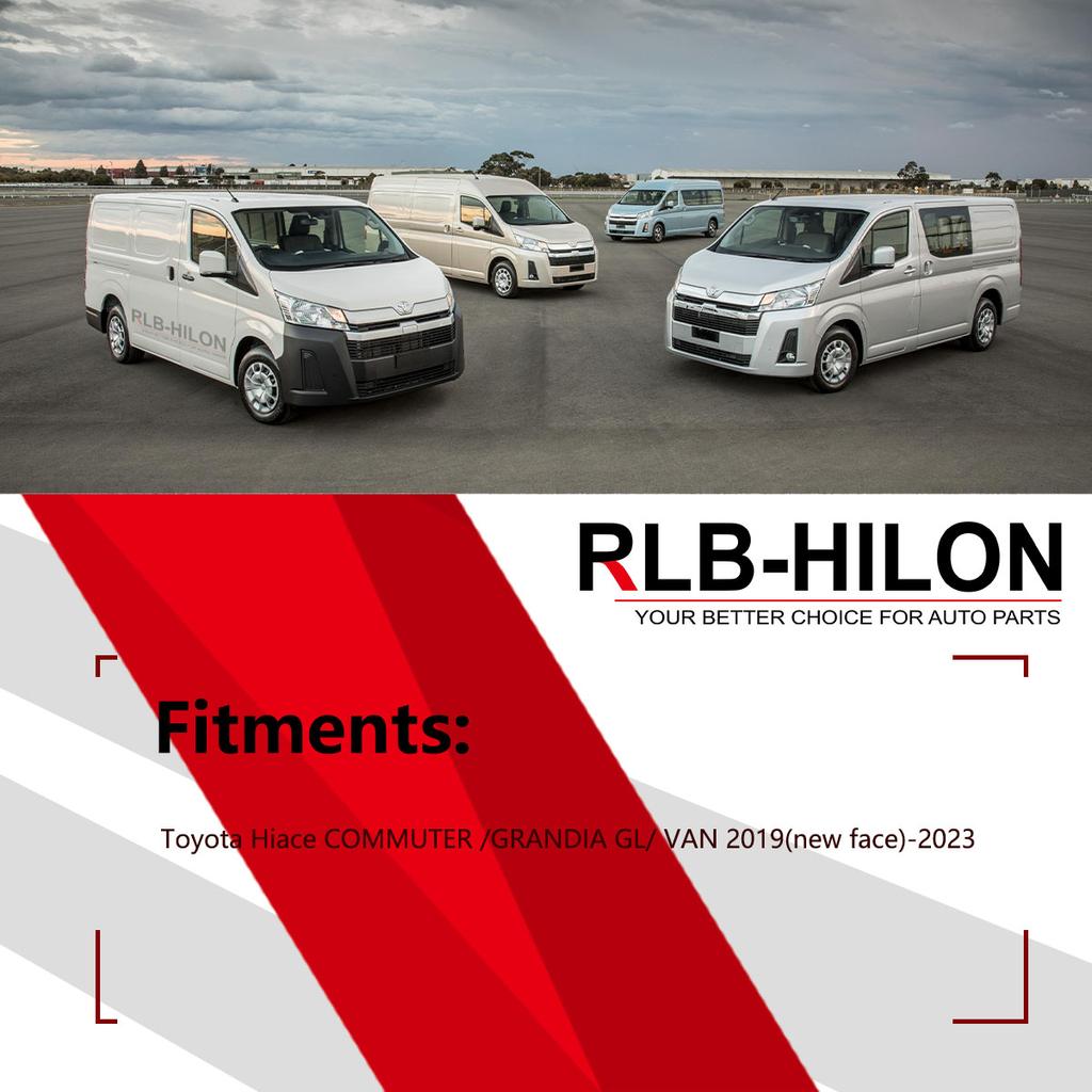 Front Door Step Cover Fit Toyota Hiace -2023 Commuter Grandia Gl