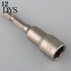 1pc 1/4 polegada hex haste ferramenta 6-19mm soquete magnético porca driver adaptador broca