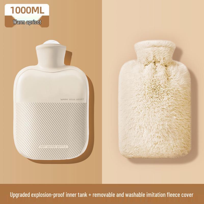 Thickened Explosion-Proof Hot Water Bottle for Hand, Foot, and Menstrual Warmth