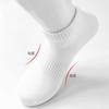 Unisex Comfortable Casual Breathable Cotton Short Socks New Summer No Show Breathable Knitted Socks for Male Black and White