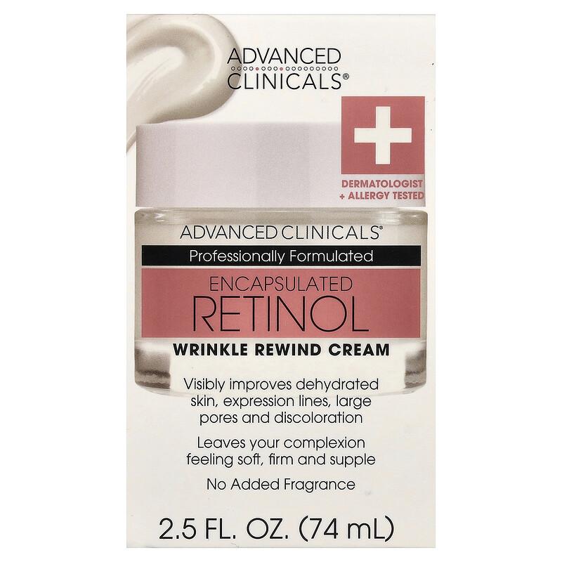 Eingekapseltes Retinol, Antifaltencreme, 2,5 fl oz (74 ml)