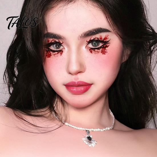 Adesivi Sicuri Amici della Pelle Tatuaggi Temporanei Viso Halloween per Donne, Ragnatela Zucca Impermeabile Arte Occhi Mascherata Carnevale Cosplay Trucco