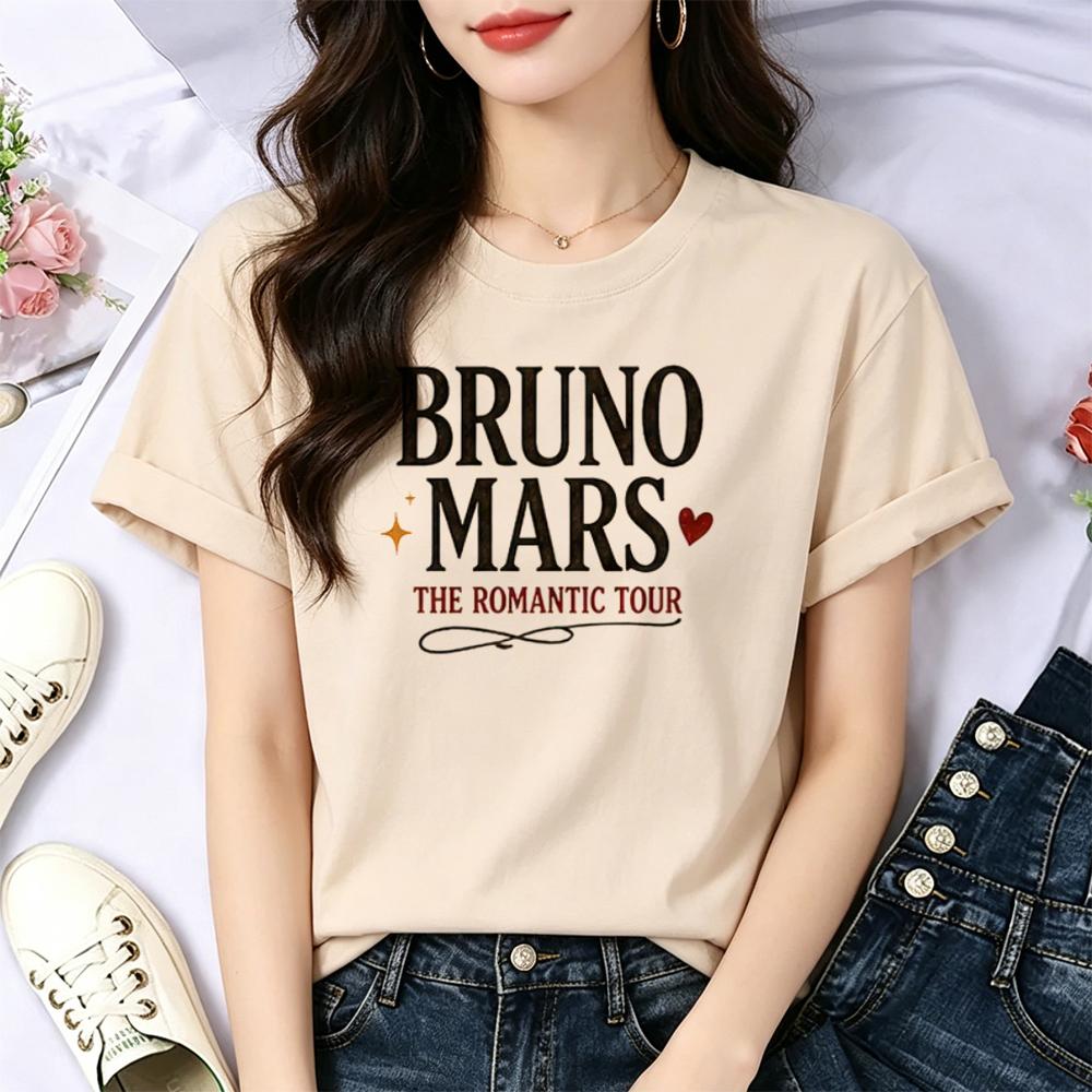 Bruno Mars tshirt Women goth jojifuku graphic gyaru vintage t shirt harajuku emo Retro vintage graphic