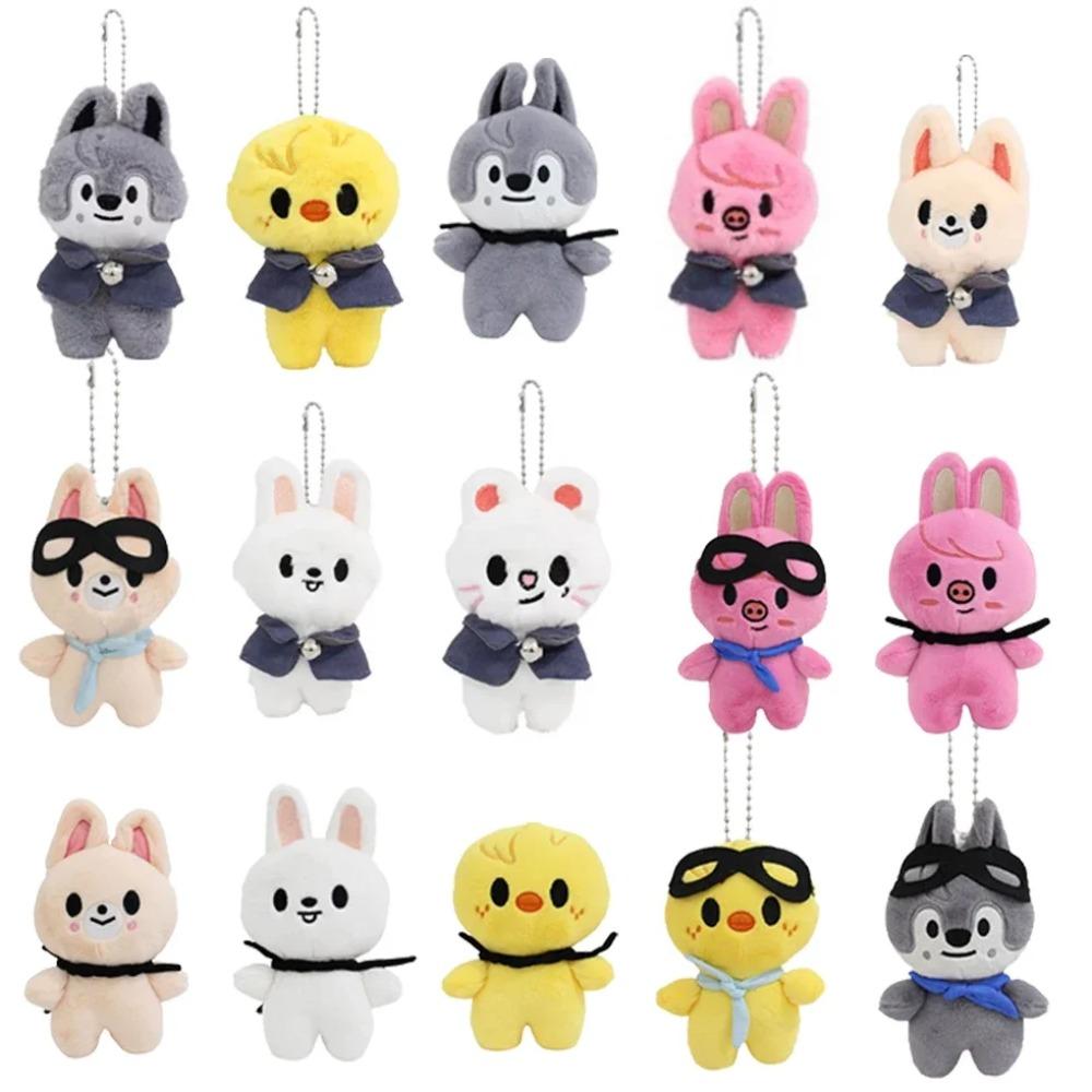 Kpop Skzoo Plüschtier Niedlich Verschiedene Formen Hund Plüsch Schlüsselanhänger Kleiner Anhänger Kinderspielzeug Rucksack Anhänger Tiere Schlüsselring Geburtstagsgeschenk