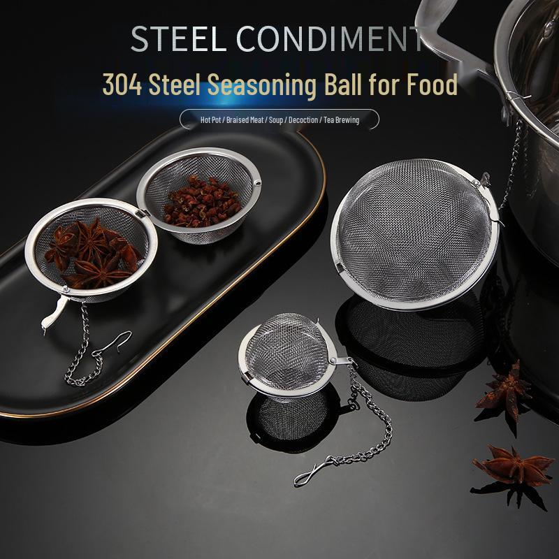 304 Stainless Steel Spice and Tea Infuser Ball for Soup and Hot Pot