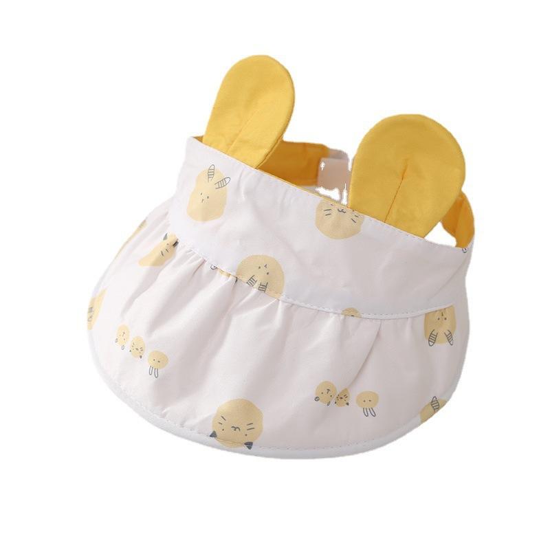 Cute Baby Summer Visor Hat Adjustable Sun Protection Cap For Toddlers Infants Cool Breathable Trendy Beach Outdoor Headwear