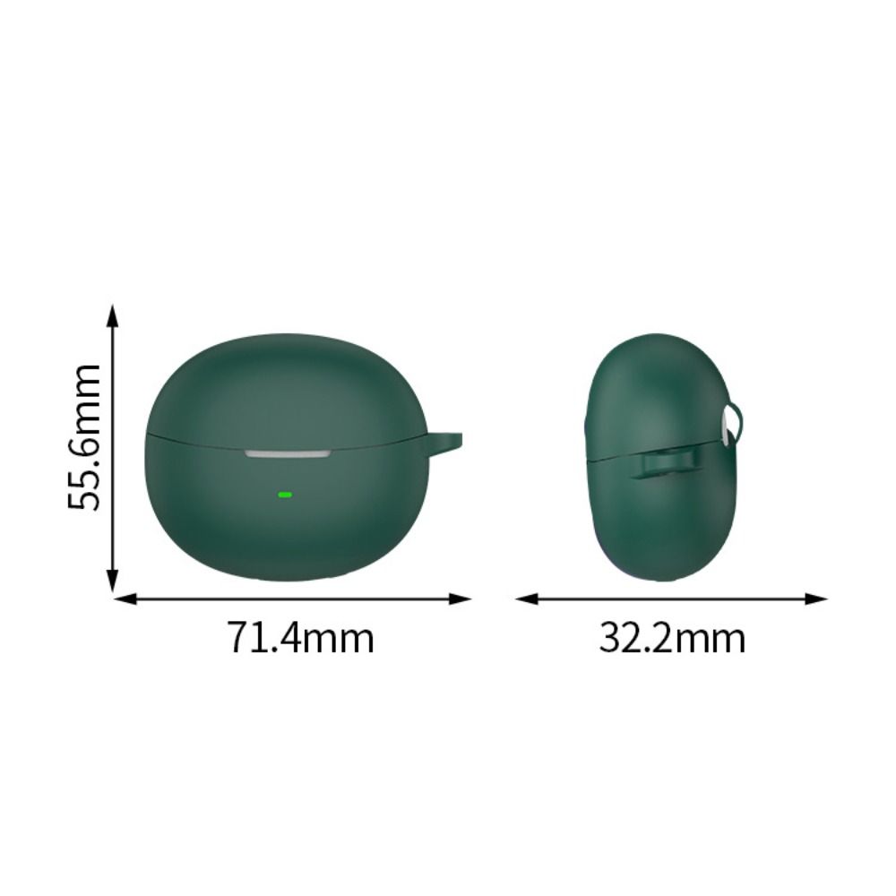 Anti-fall Earphone Case with Keyring Charging Box Shell for QCY MeloBuds N70i/N70
