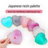 Heart-shaped Resin Agate Nail Art Palette & Display Board