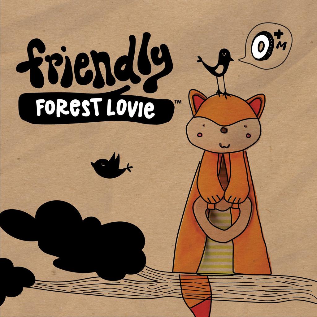 Simply Bright Starts Friendly Forest Lovie (11148) by Kids II