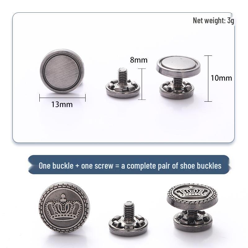 Men's Sandals: Nail-Free Beach Slippers with Adjustable Metal Rivet Buckle