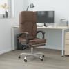 Day and Night - Day and Night Reclining Office Chair Massage Brown Synthetic Leather