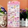 Rabbits Dogs Cats 3D Crystal Stickers Cute Animal Decoration Decals Toys Waterproof DIY Scrapbooking Diary Planner