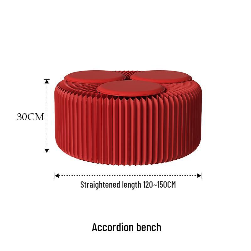 18-Paper Modular Folding Shoe Stool: Stackable, Versatile, Creative Entrance Bench.