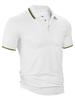 European and American Men's Summer Loose Lapel Short-sleeved T-shirt Casual Clothing