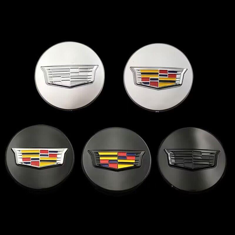 4pcs 66mm Wheel Center Hub Cover Caps Accessories for Cadillac XT5 XT6 CT5 CT6 XTS CT4 Auto Tire Emblem Car Styling OEM 9597375