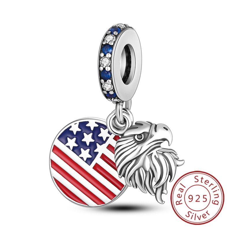 Neuer Kupfer-Charm Flugzeug Kamera Koffer Liebe Reisen Leben DIY Perlen Passend für Original-Charms Armband Schmuck