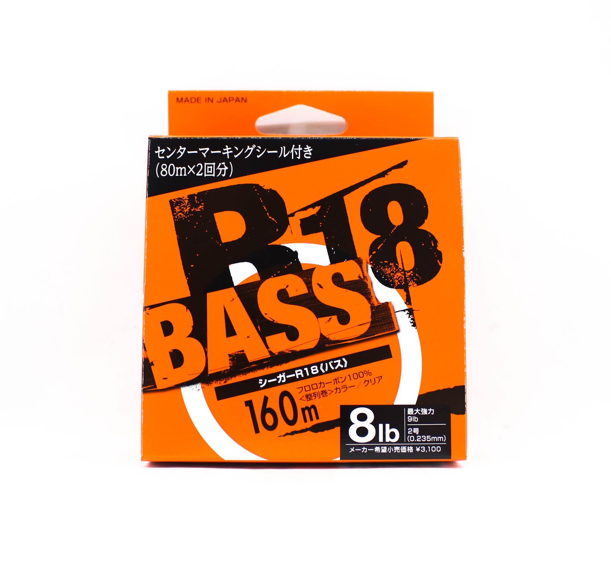 

Seaguar Fluorocarbon R18 Bass Line 160m 8lb-0.235mm (3370) чистый