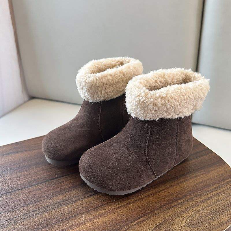 

Детские ботильоны Maillard 2025 зима мальчики и девочки носят кожаные ботинки Birkenstock детские теплые зимние сапоги 34 yards inner length 20.5cm.