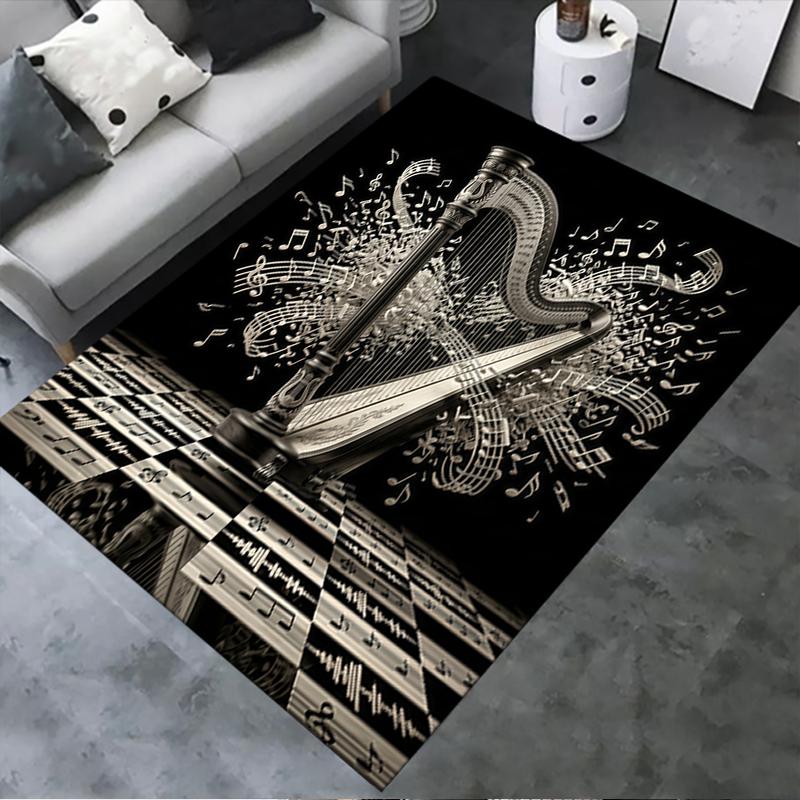 2025 New music Carpet Rug for Living Room Bedroom Home Sofa Decoration,Kids play Non-slip Floor Mat