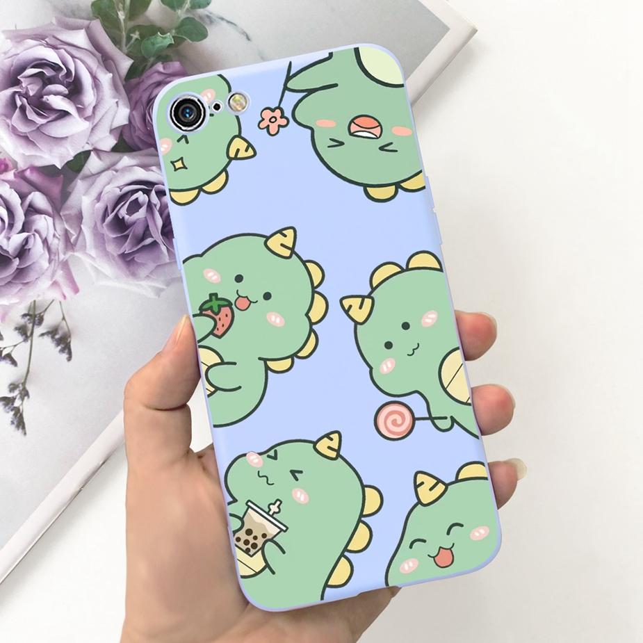 For Apple iPhone 7 8 Plus Case Cute Fashion Painted Back Cover Soft Silicone Phone Case For iPhone 8 Plus iPhone7 iPhone8 Bumper