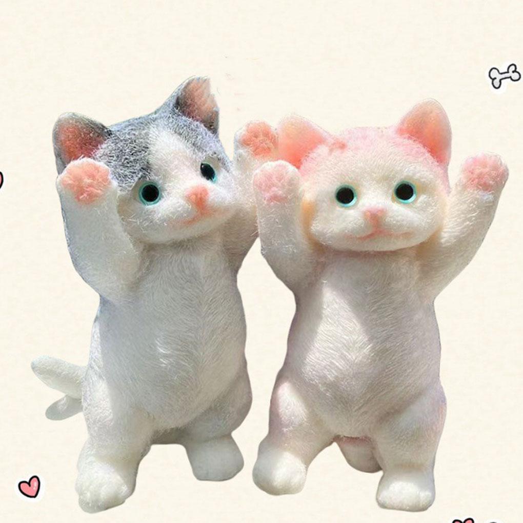 TPR Squeeze Away Stress With Cat-shaped Sensory Toys Work Study And Leisure Stress Relieving Toys
