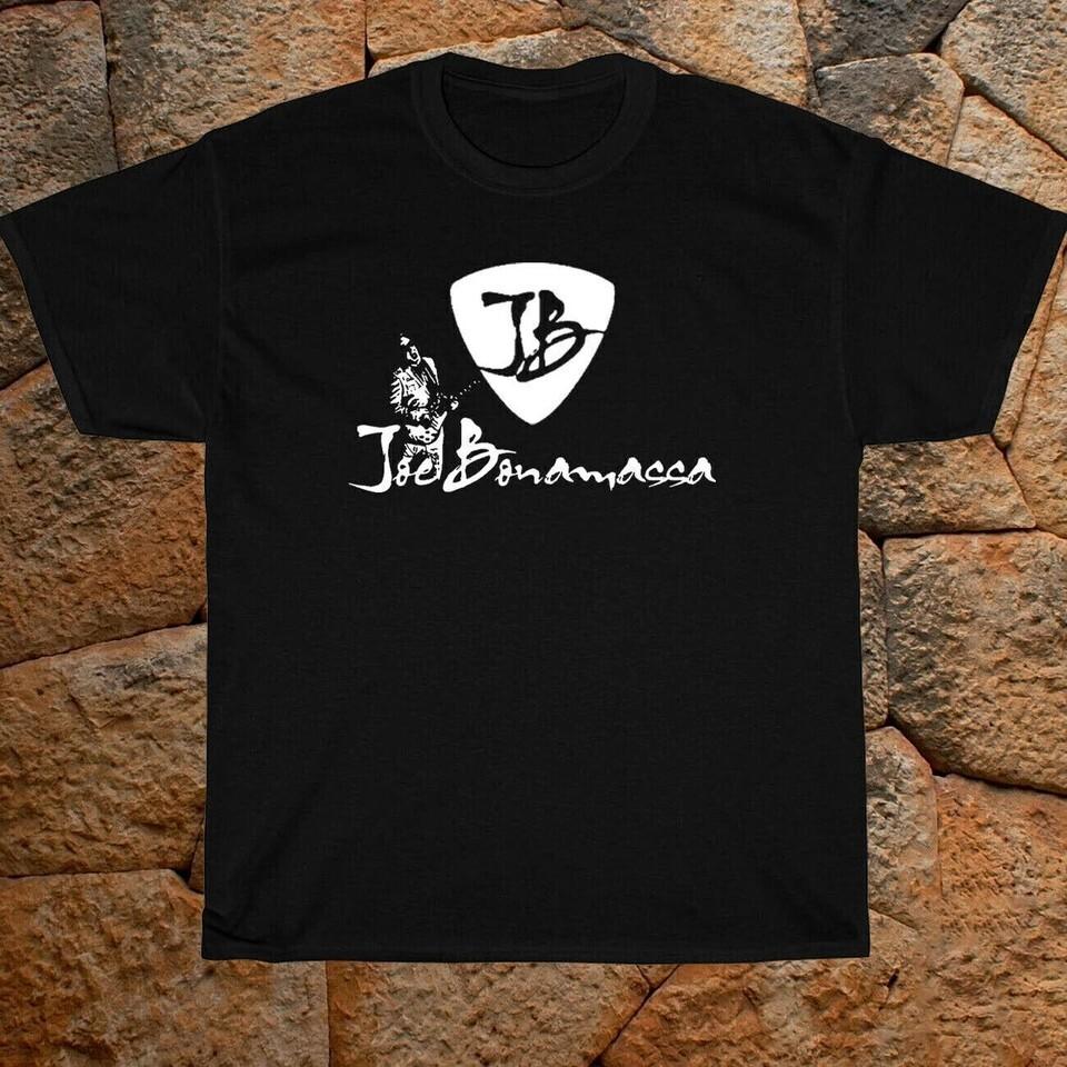 Joe Bonamassa Art T-shirt Black Unisex Cotton Teem M