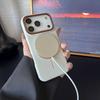 Apple iPhone 13-17 Pro Max Lychee Pattern Magnetic Ring Case, Drop-Proof with Large Camera Hole.