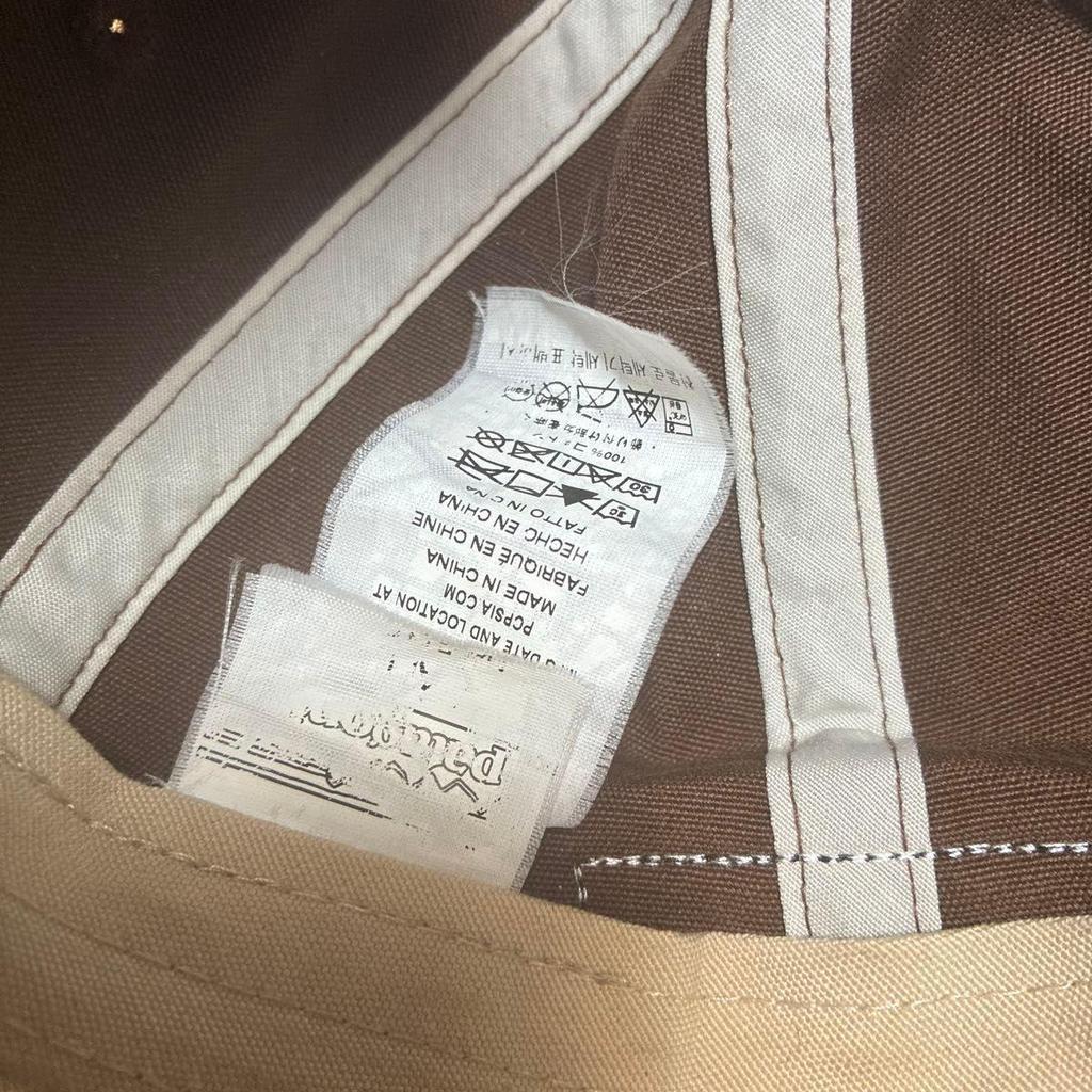 Used patagonia P-6 label cap brown