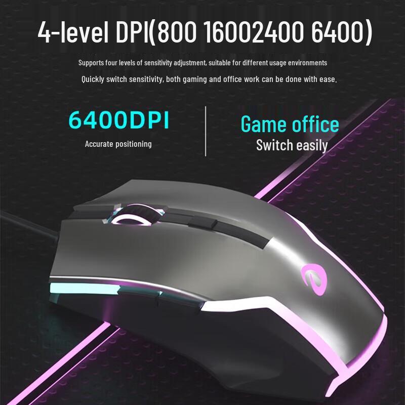 Dareu LM122 Wired Ergonomic Gaming and Office Mouse