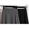 Women Summer Plus Size High Waist Skirts Vintage Elastic Pleated Elegant Long Skirts 5XL