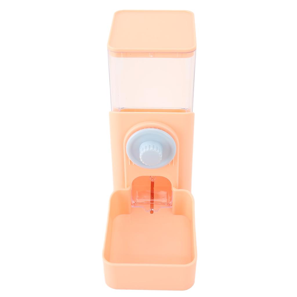 Haustier Automatischer Schwerkraftfutterspender Automatischer Großer Fassungsvermögen Auslaufsicher Haustier Futterstation für Katze Hund Rosa