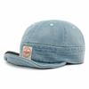 Washed Denim Denim Baseball Cap Vintage Sun Hat Casual Soft-Brimmed Hat  for Men Women