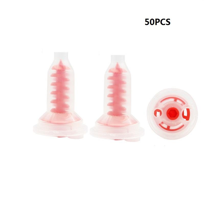 Dental Impression Mixing Tips Silicone Rubber Conveying Mixing Head Disposable Dentistry Lab Material Impression Nozzle Tube