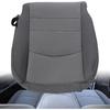 GXARTS Driver Side Bottom Replacement Cloth Seat Cover Gray #X8 Compatible with Dodge Ram 1500 2500 3500 4500 5500 SLT 2013 2014 2015 2016 2017 2018