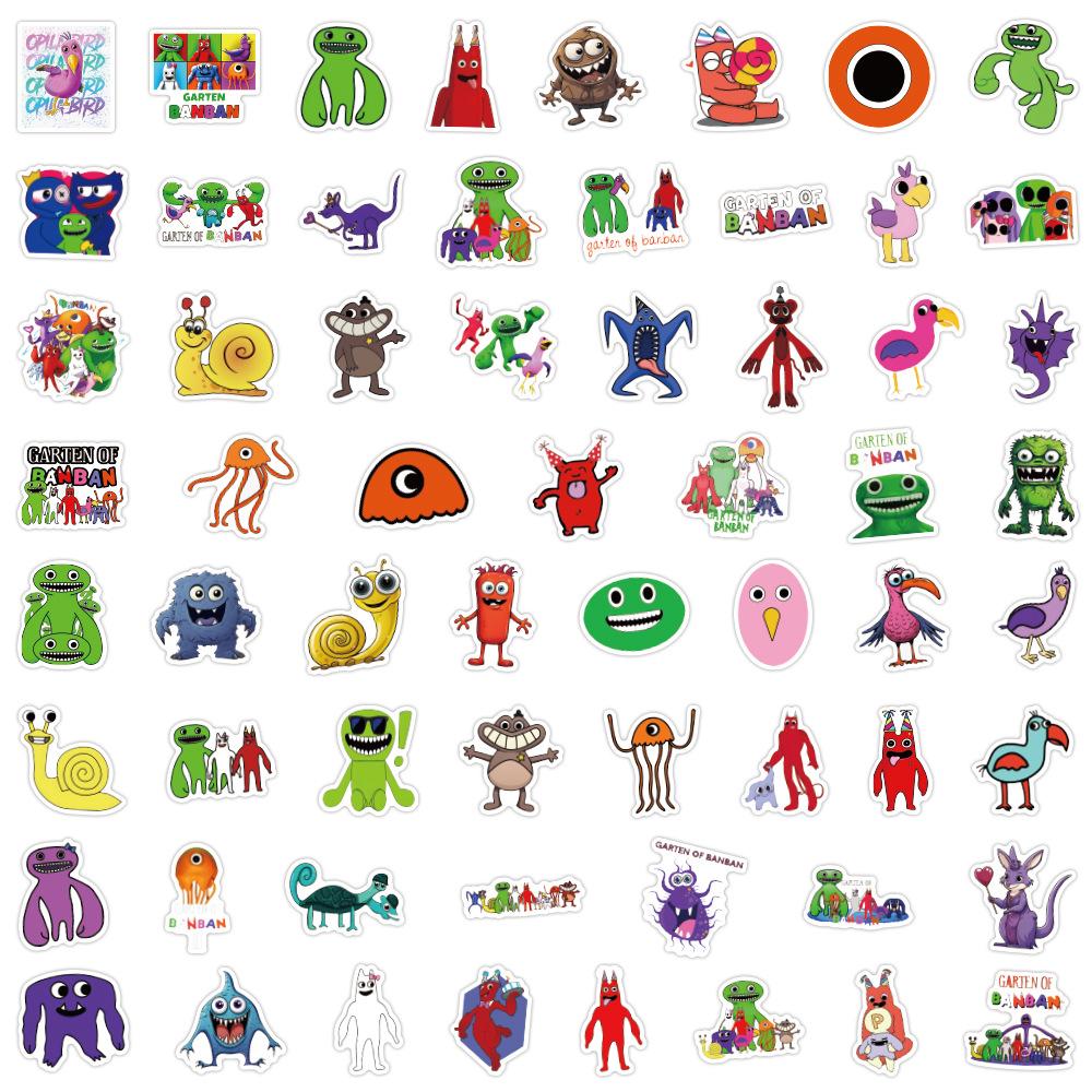 60 Pictures of Garten of Banban Garden Graffiti Stickers Notebook Suitcase Stickers