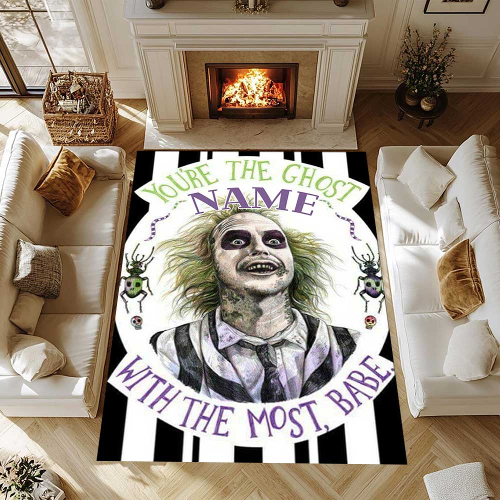 Warnermedia (9) Customize your name rug, office chair cushion, home bedroom living room gift.