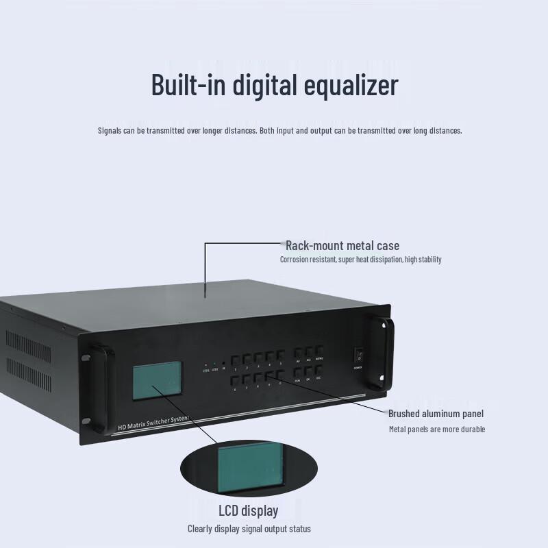 Yeren YD-CL002 3U Modular Video Matrix Switcher Chassis