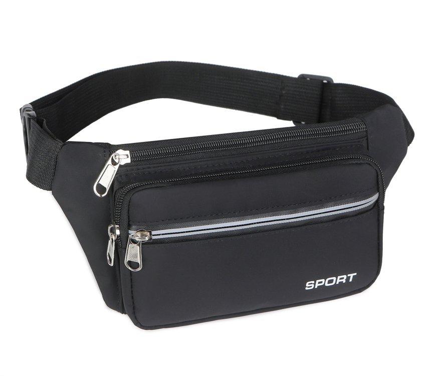 Men's and Women's Waterproof Waist Bag Multifunctional Large Capacity Casual Sports Wear-resistant Mobile Bag