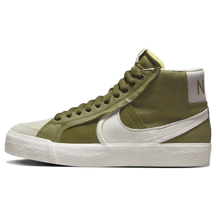 Nike Zoom Blazer Mid Premium Plus SB Olive Green Men Sneakers Pilgrim Phantom DR9144-300